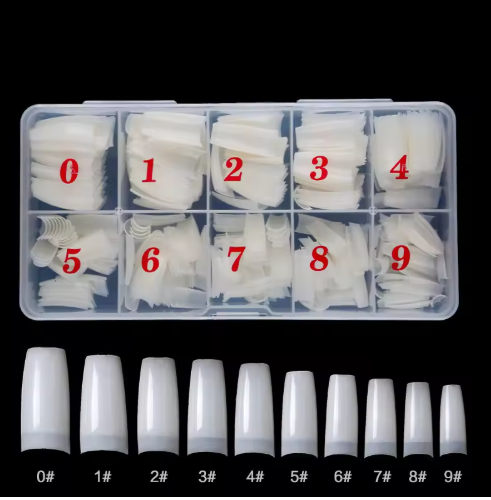Temporary Nail Art Full Tips - 500pcs