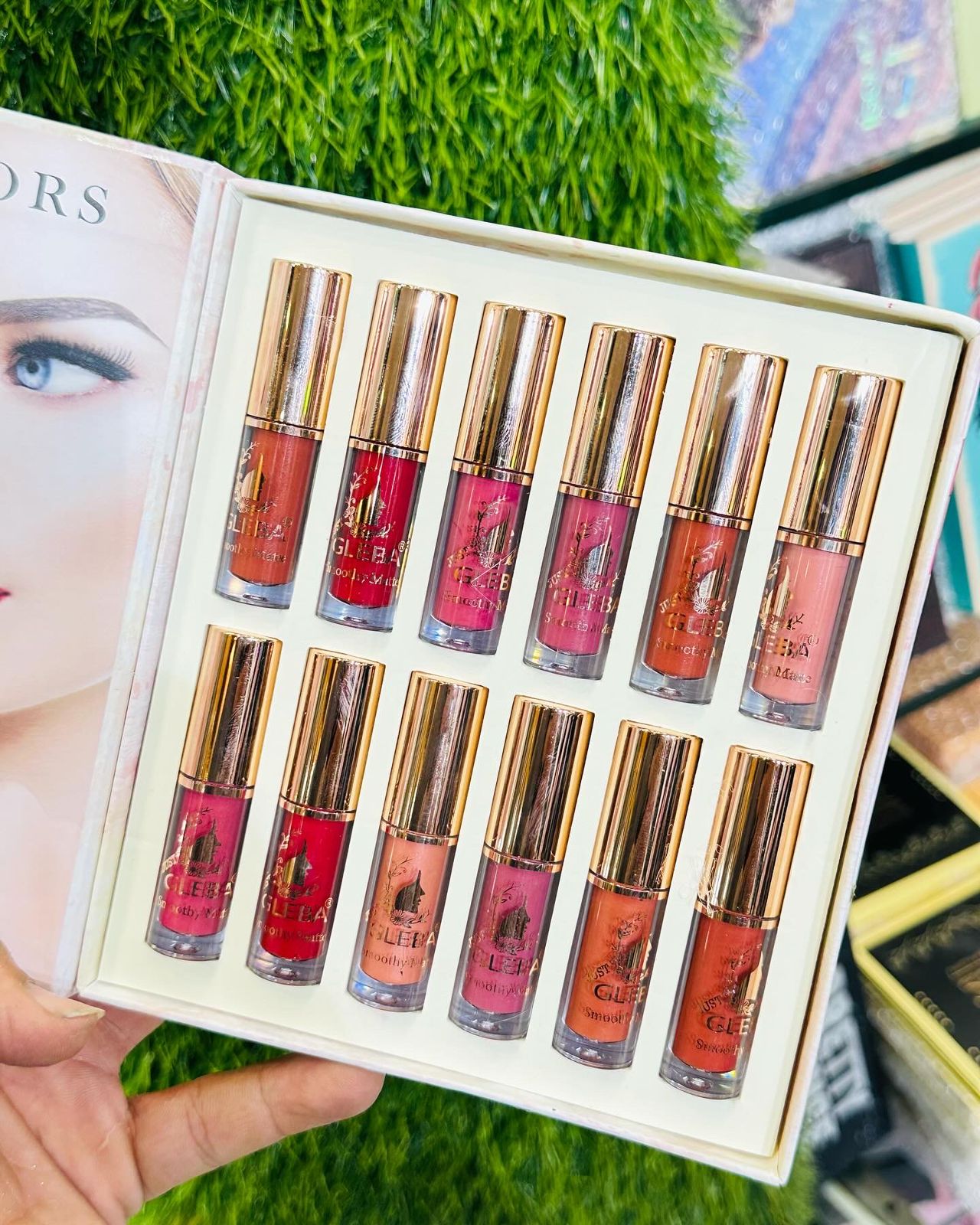 GLEBA 12PCS NUDE MATTE LIPGLOSSES