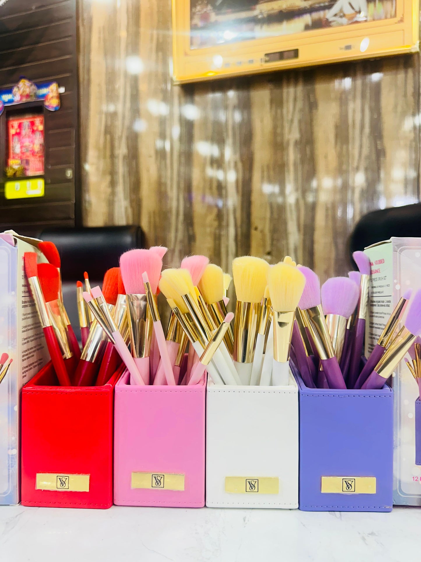 Sagansinghmakeup Makeup Brush Holder 12 Piece Set For Face & Eyes (Pack of 12)