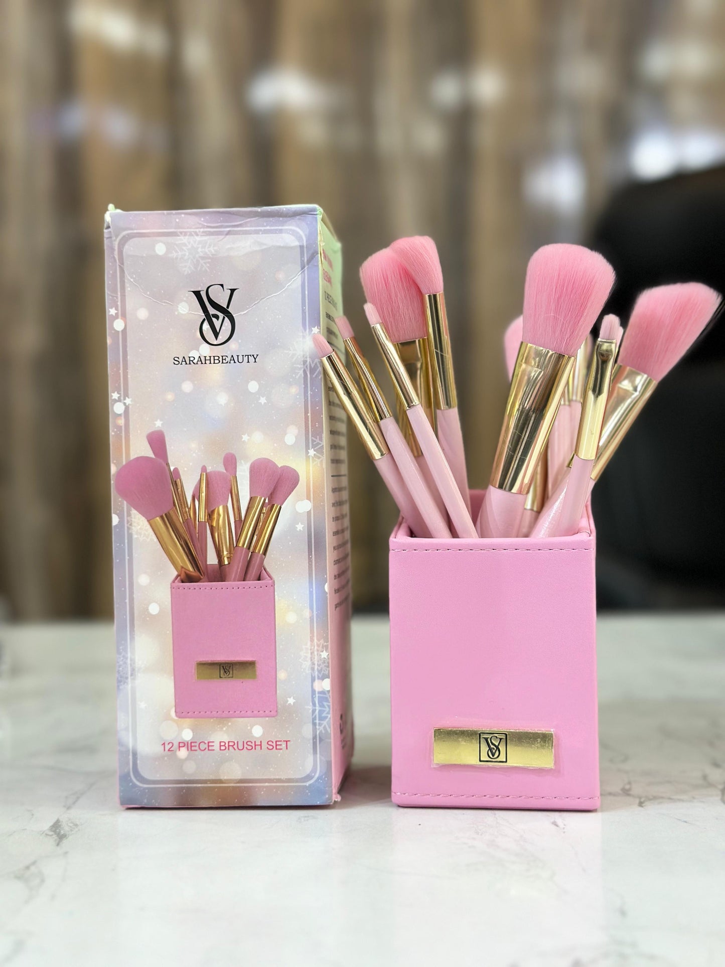 Sagansinghmakeup Makeup Brush Holder 12 Piece Set For Face & Eyes (Pack of 12)