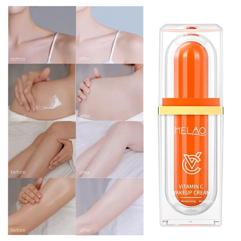 Korean Vitamin C Whitening Cream Face cream 🧴 Suncreen 🌤️ Makeup Base ✨ Concealer 🫶🏻