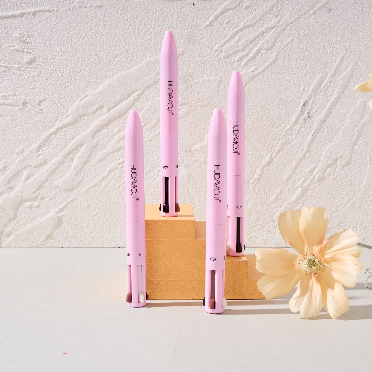 4 IN 1 Makeup Pen Eyeliner for Highlighter, Lip Liner & Eyebrow (100% Working And Authentic)