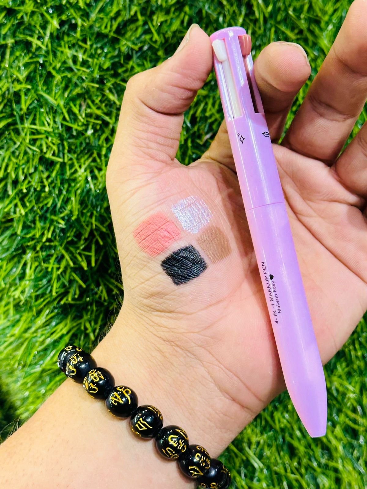 4 IN 1 Makeup Pen Eyeliner for Highlighter, Lip Liner & Eyebrow (100% Working And Authentic)