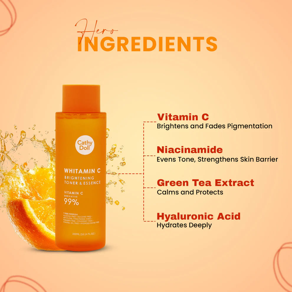 Cathy Doll Whitamin C Brightening Toner & Essence
