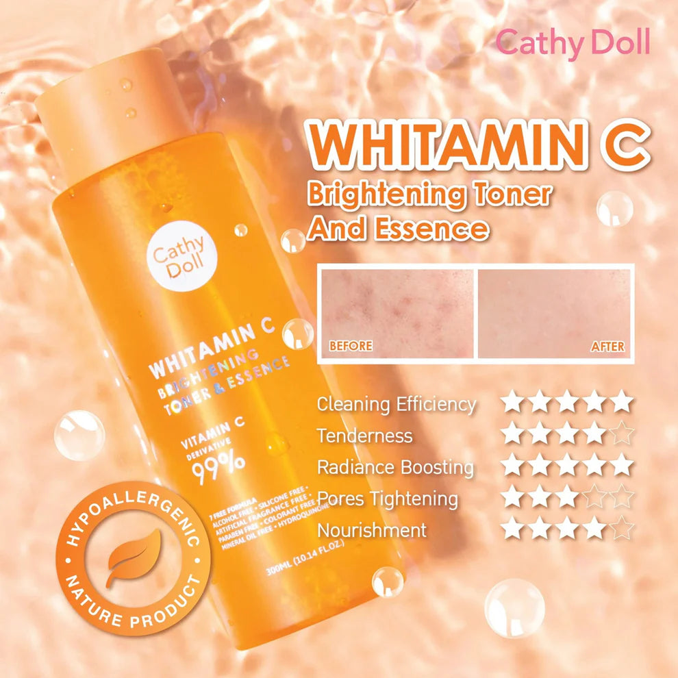 Cathy Doll Whitamin C Brightening Toner & Essence
