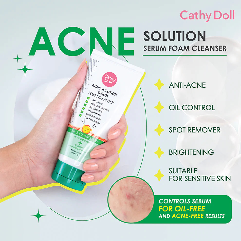 Cathy Doll Acne Solution Serum Foam Cleanser