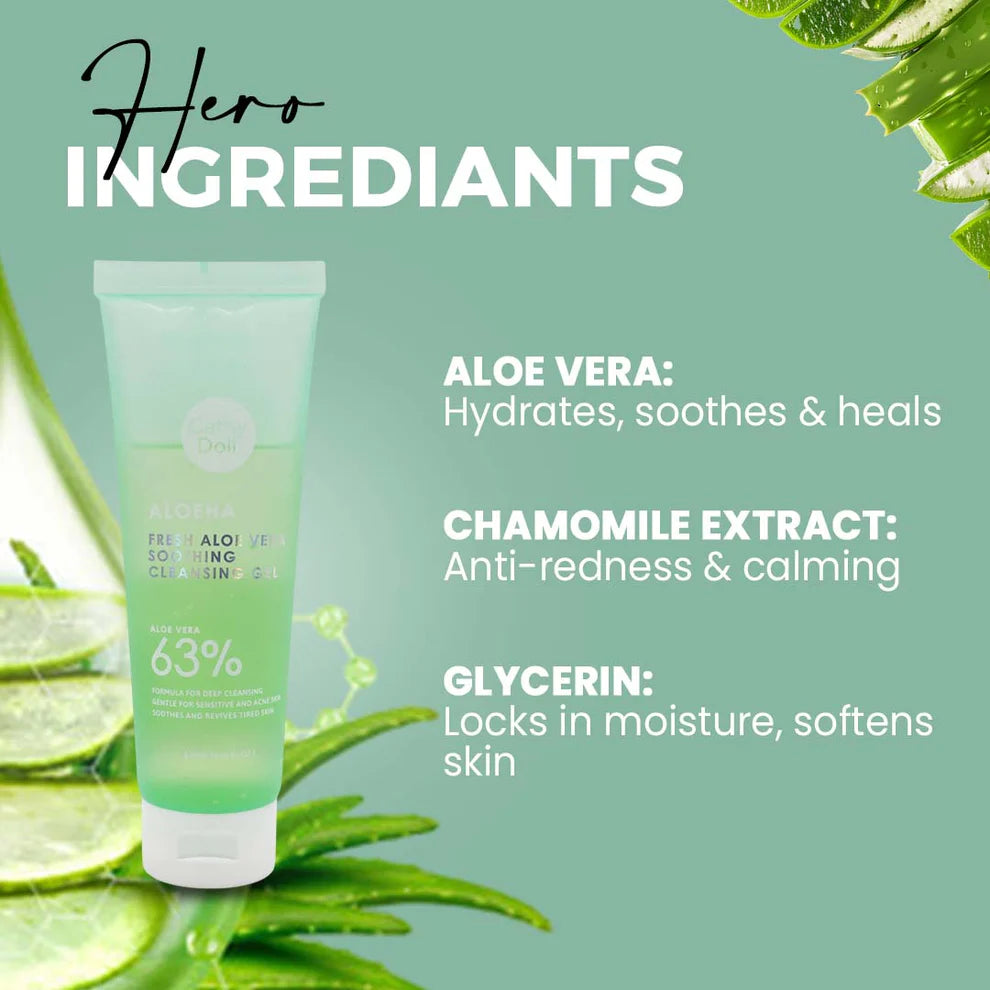 Cathy Doll Fresh Aloe Vera Soothing Cleansing Gel