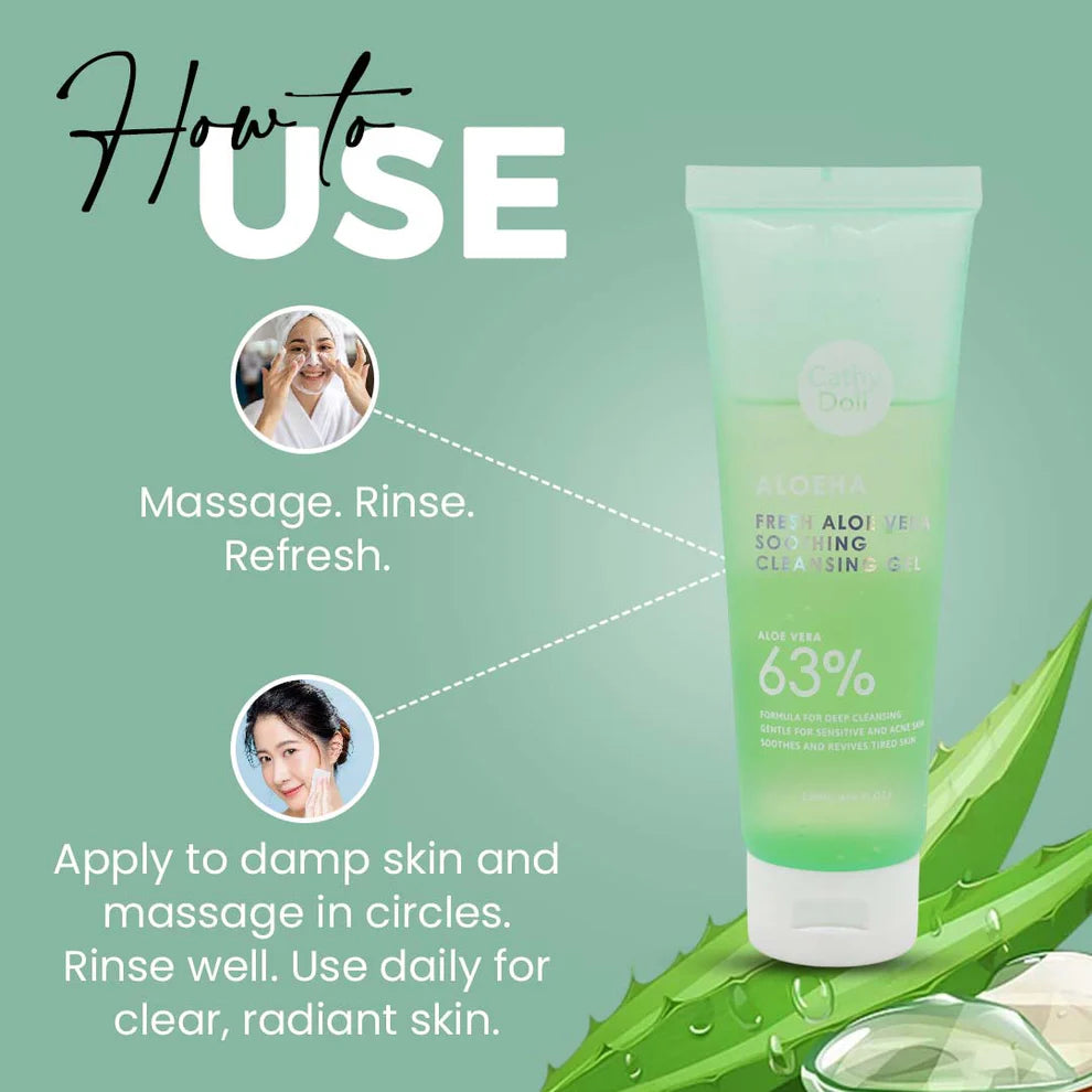 Cathy Doll Fresh Aloe Vera Soothing Cleansing Gel