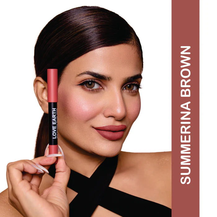 LoveEarth LIP CRAYON NON-TRANSFER LIPSTICK 1. O - PACK OF 5