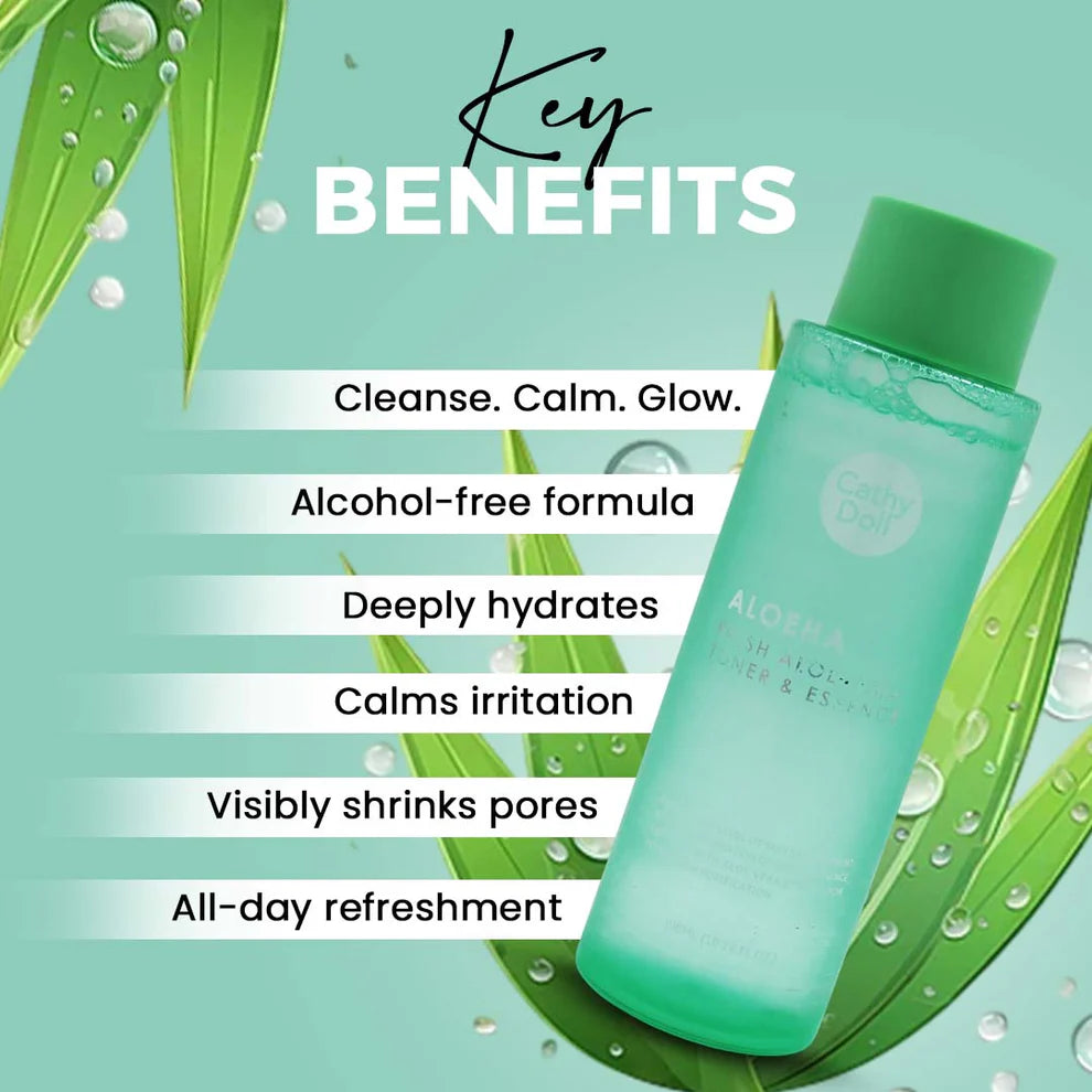 Cathy Doll Fresh Aloe Vera Toner & Essence