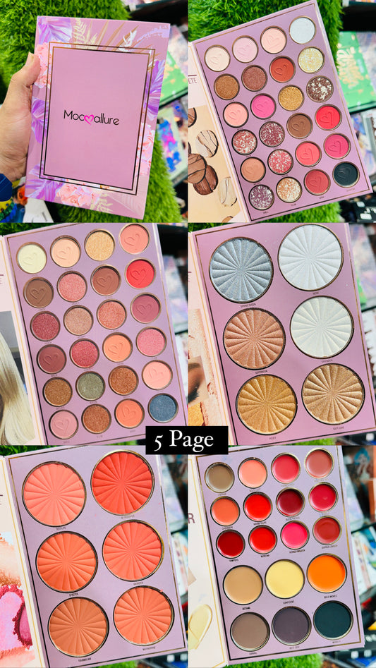Mocallure 5 Page PRO Makeup Book - BIRTHDAY