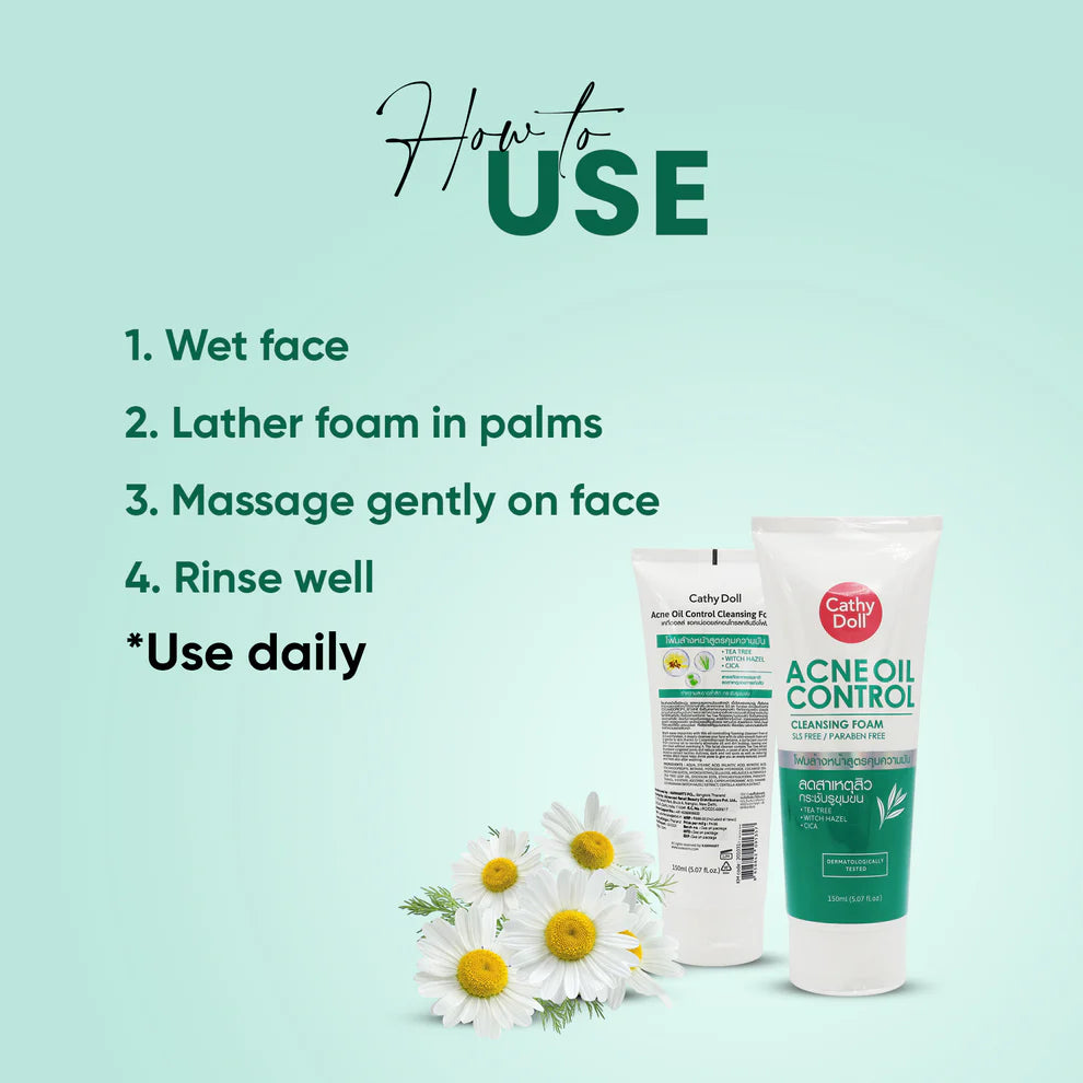 Cathy Doll Acne Oil Control Cleansing Foam