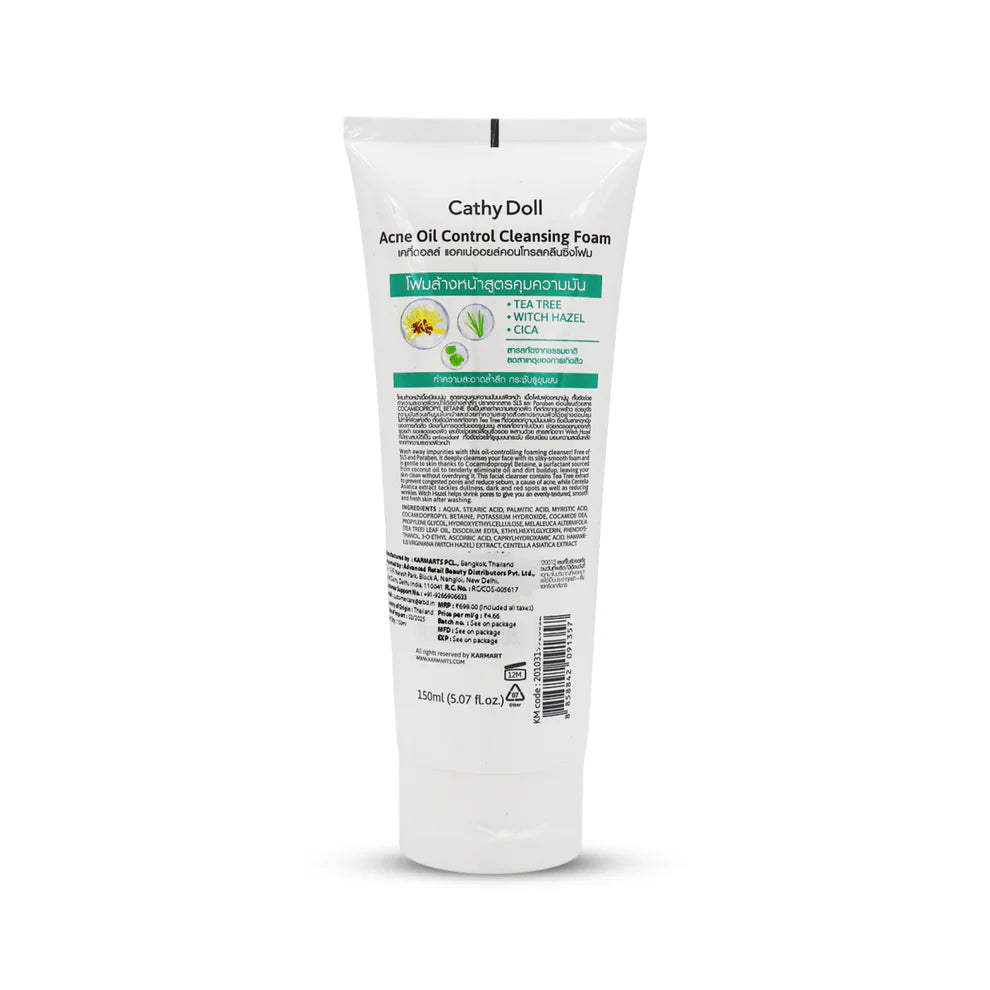Cathy Doll Acne Oil Control Cleansing Foam
