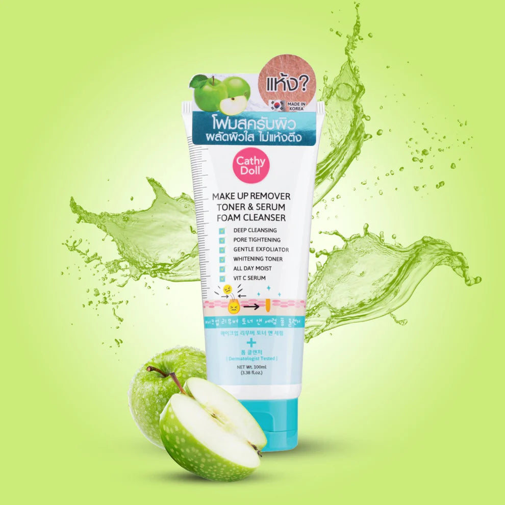 Cathy Doll Make Up Remover Toner Serum Foam Cleanser