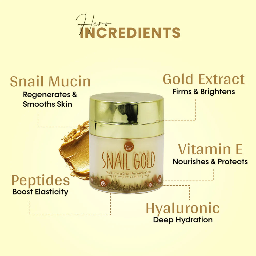 Cathy Doll Snail Firming Cream Snail Gold