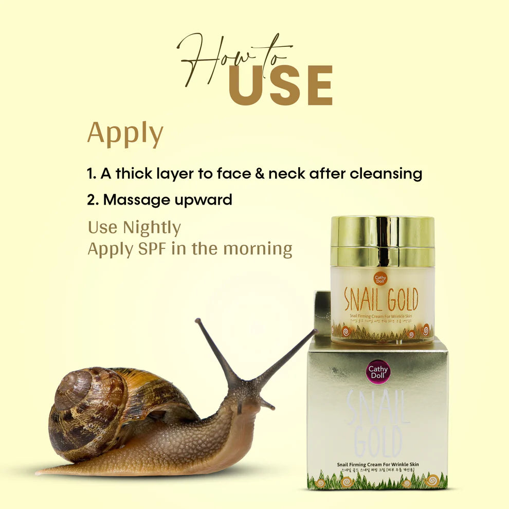 Cathy Doll Snail Firming Cream Snail Gold