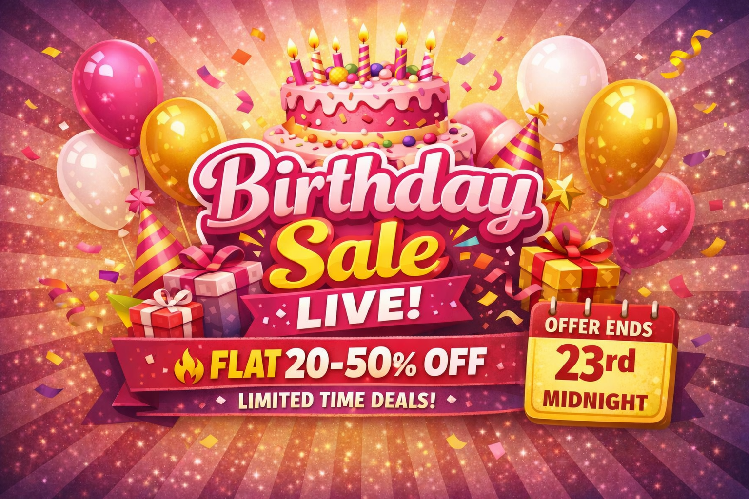 Founder’s Birthday Deals 🎉