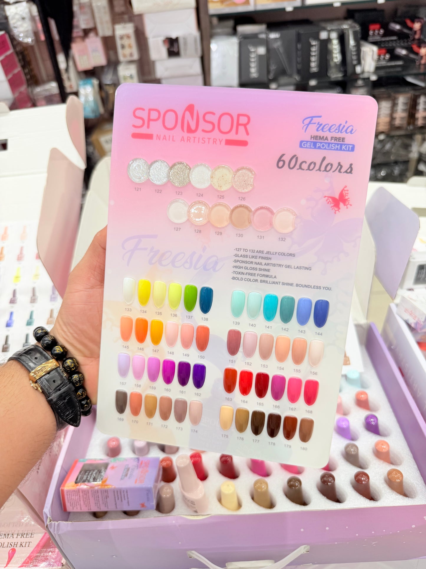 🎨 Sponsor Freesia HEMA FREE Gel Polish Kit – 60 Shades | Base Coat, Top Coat, Matte Coat, Primer & Blossom Gel Included 💅✨