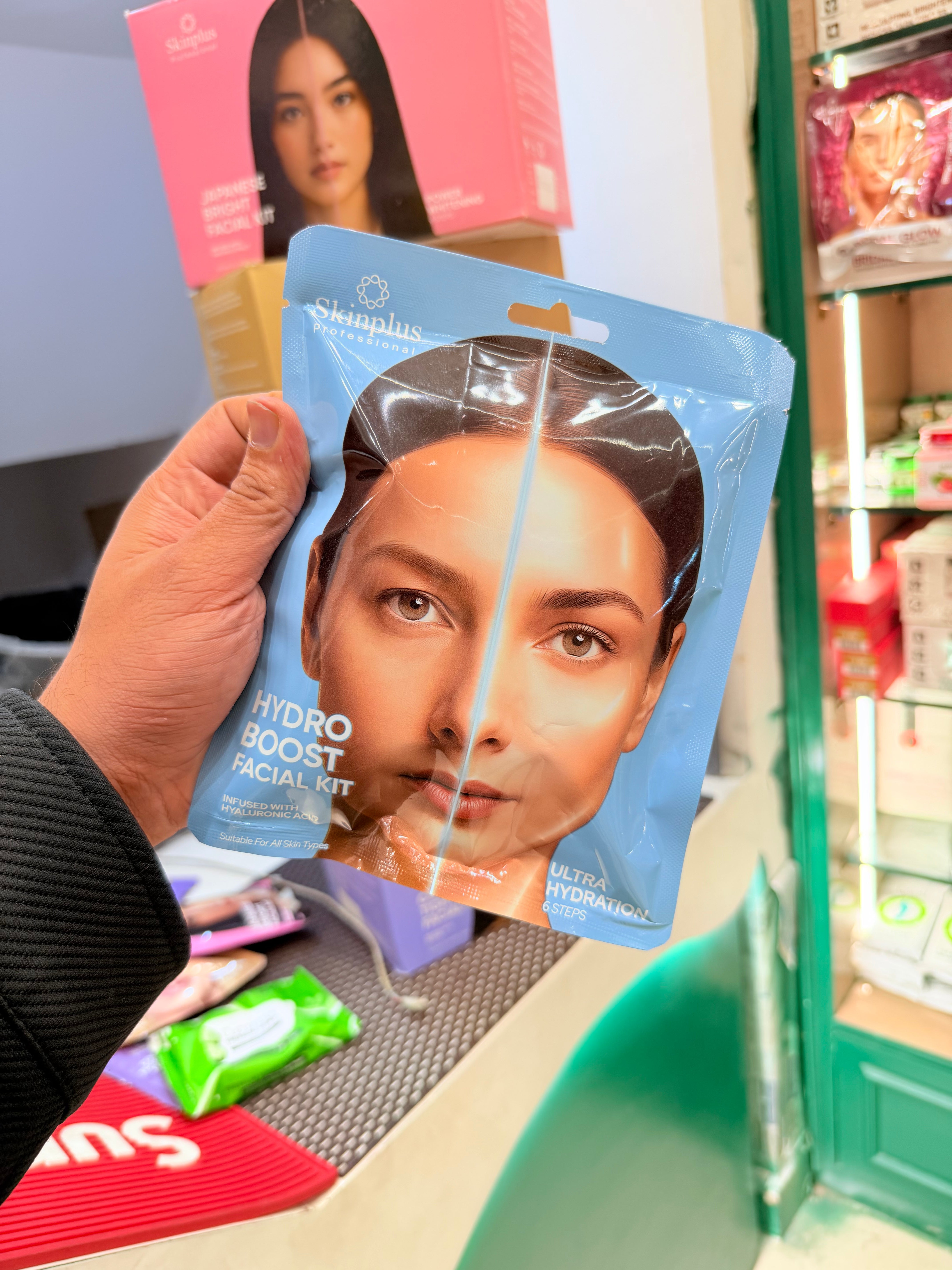 NEW SKINPLUS JAPENESE FACIAL - 6 STEP ( One time Use