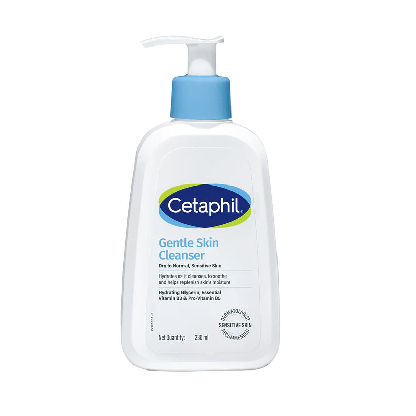 Cetaphil Gentle Skin Cleanser 250ml – Hydrating Face Wash for Dry to Normal & Sensitive Skin | With Glycerin, Vitamin B3 & Pro-Vitamin B5