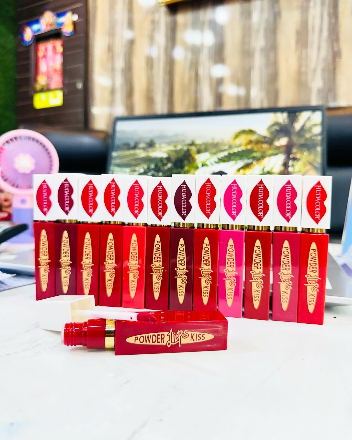 HUDA COLOR KISS ME MATTE LIPGLOSS (SET OF 24PCS for WHOLESALE)