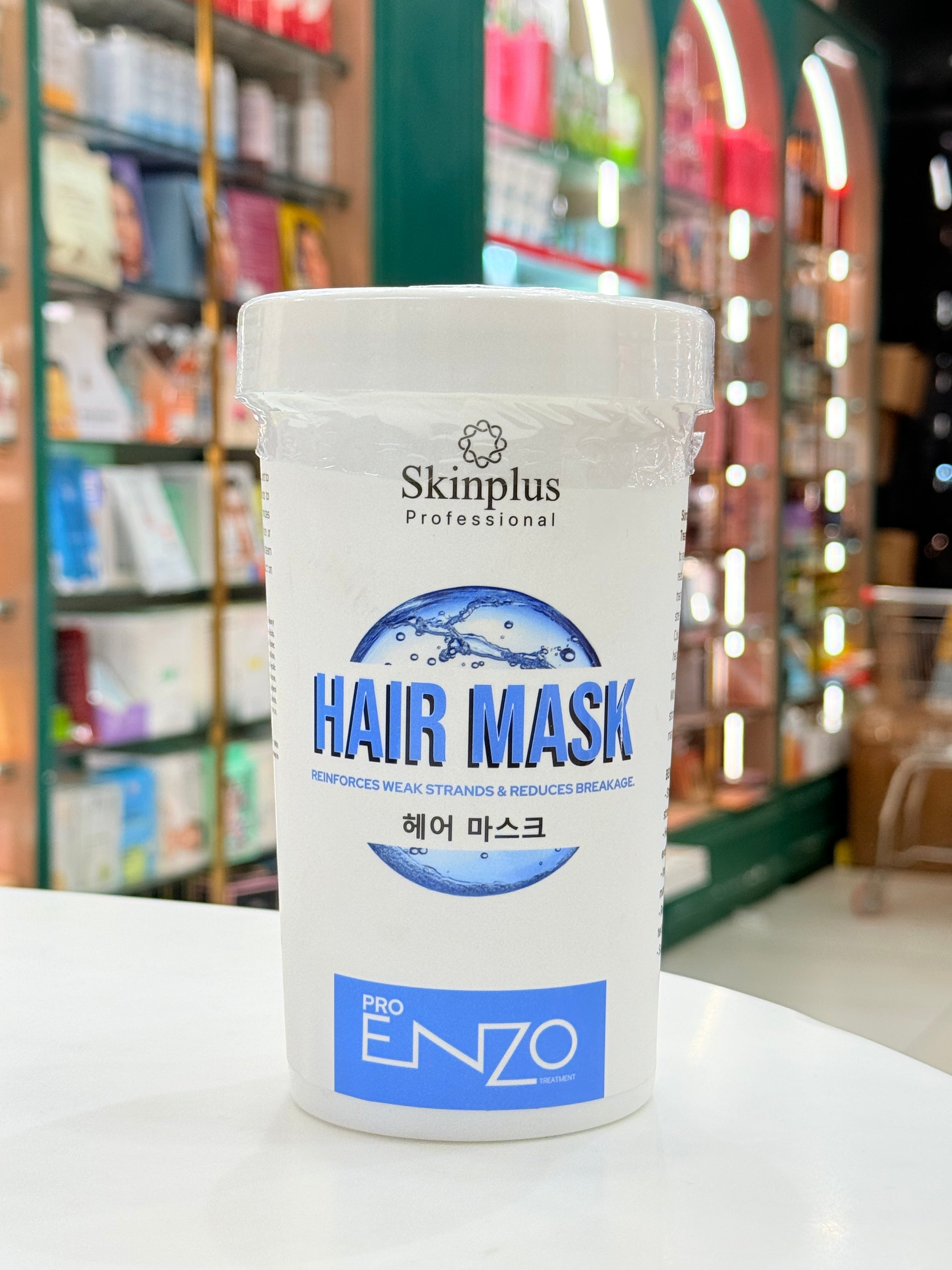 Skinplus Professional Pro ENZO Hair Mask – Anti-Breakage Strengthening Hair Mask | Reinforcing Hair Treatment - 800ml