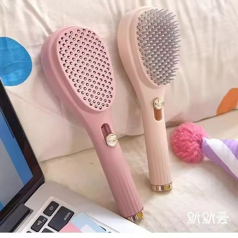 Viral Self Cleaning Hair Brush 😚