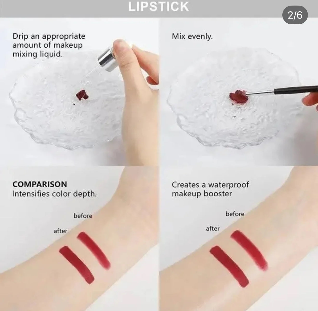 IMAGIC Mix & Blend Duraline - Makeup Mixing Liquid (Waterproof & Color Intensifier)