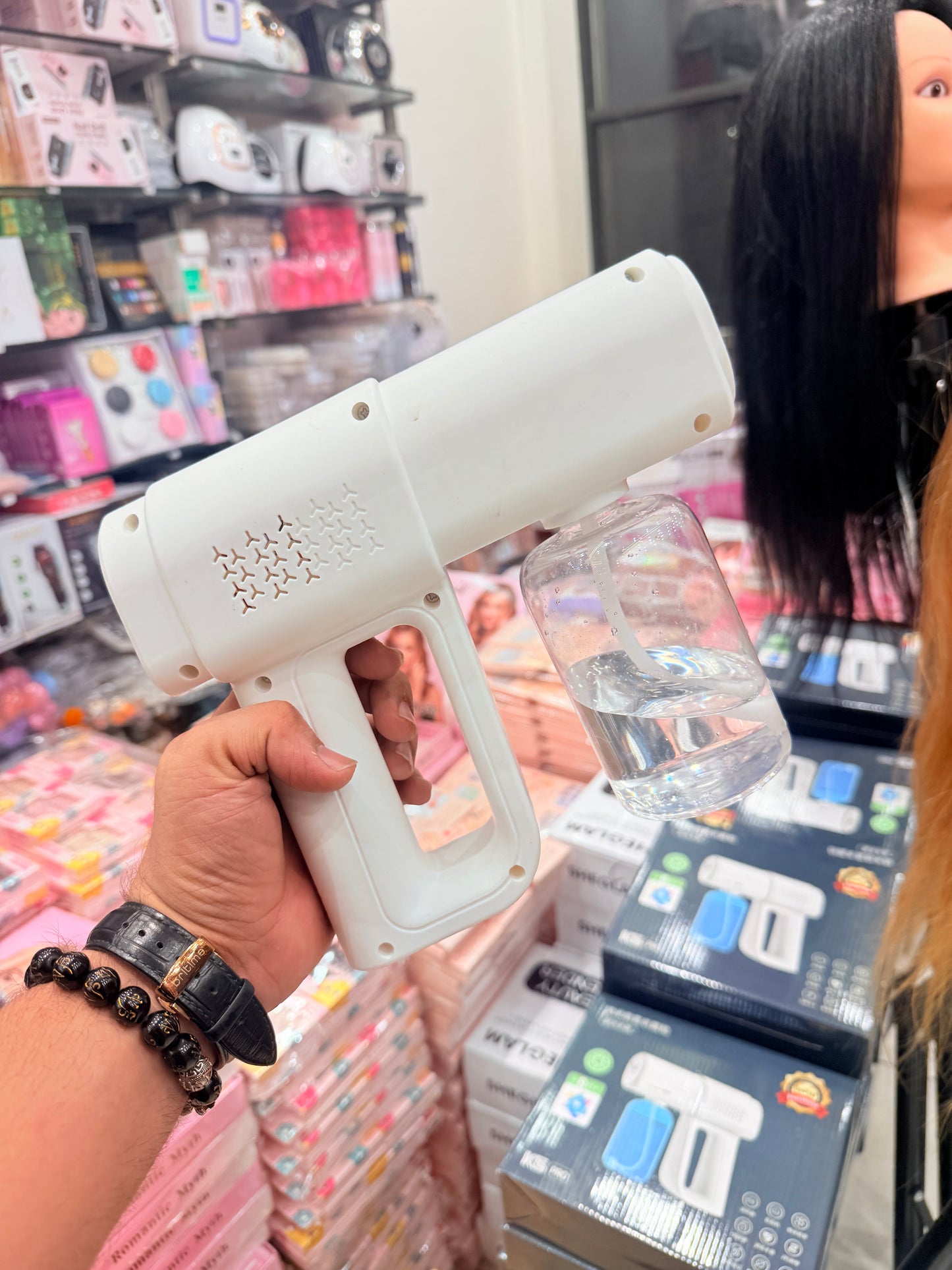 New K5 Pro Nano Spray Disinfectant Gun | USB Rechargeable Sanitizing Spray Device