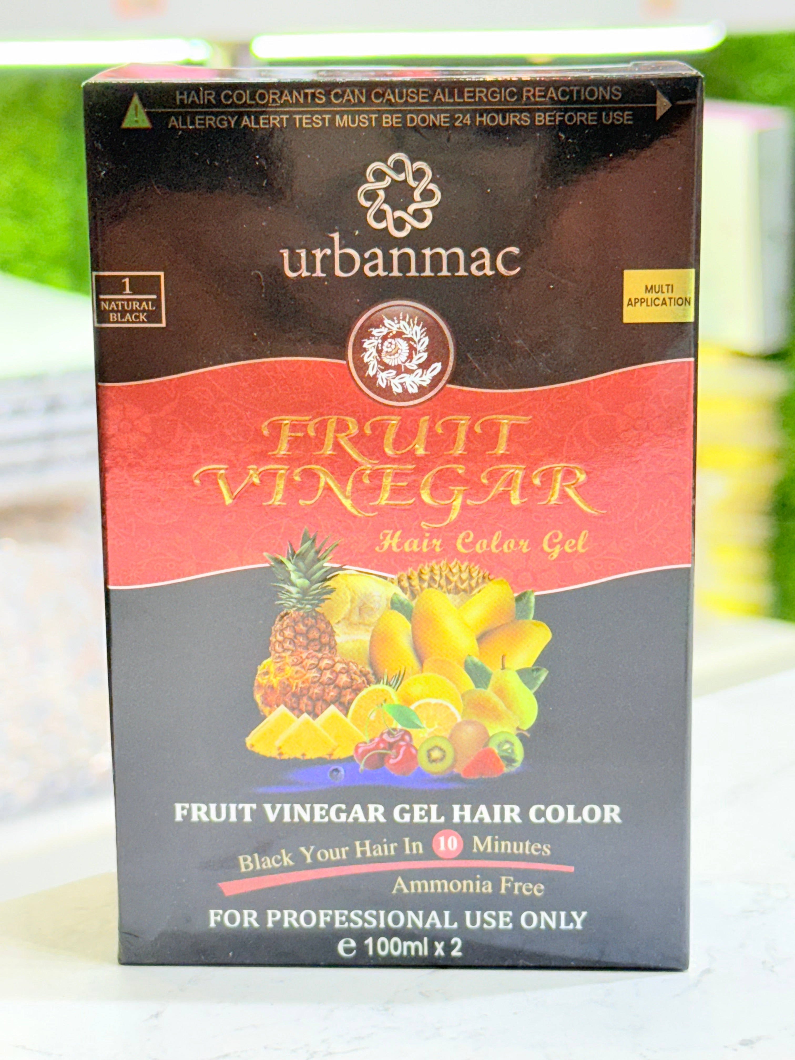 TRAVEL SIZE Urbanmac New Mini Fruit Vinegar (100ml+100ml) - BUY 1 GET 1 FREE