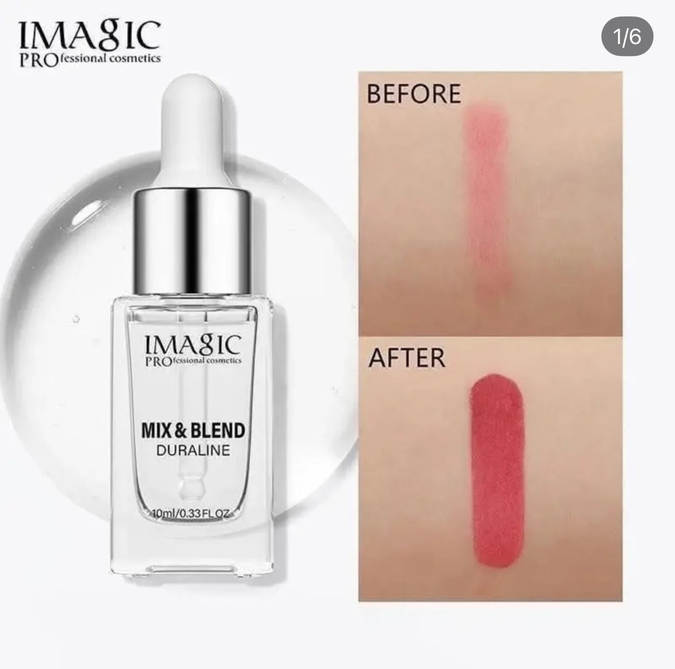 IMAGIC Mix & Blend Duraline - Makeup Mixing Liquid (Waterproof & Color Intensifier)