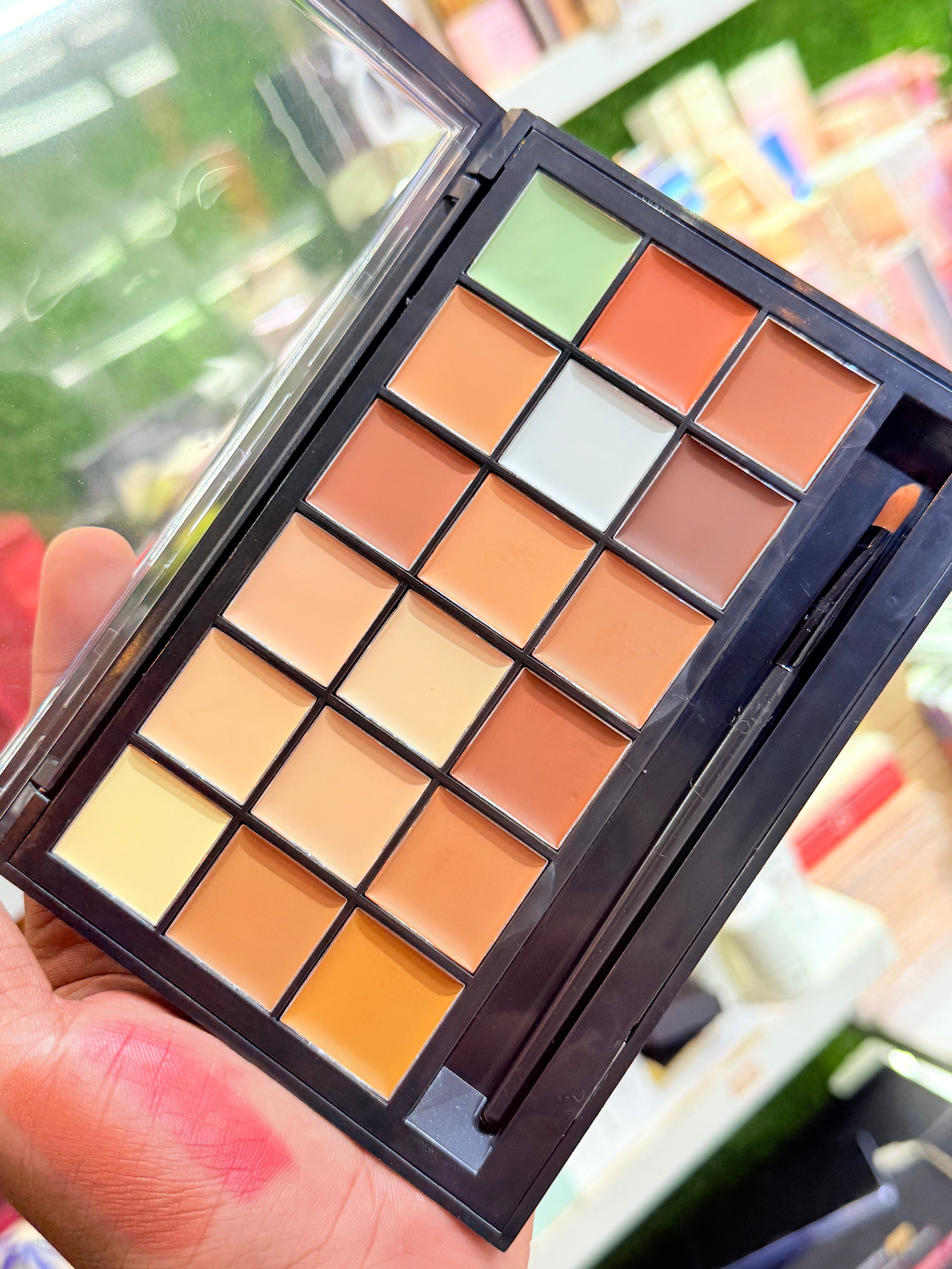 Chrisvenn Multitasker Pro Artist Palette - 18 Color Concealer Pallete
