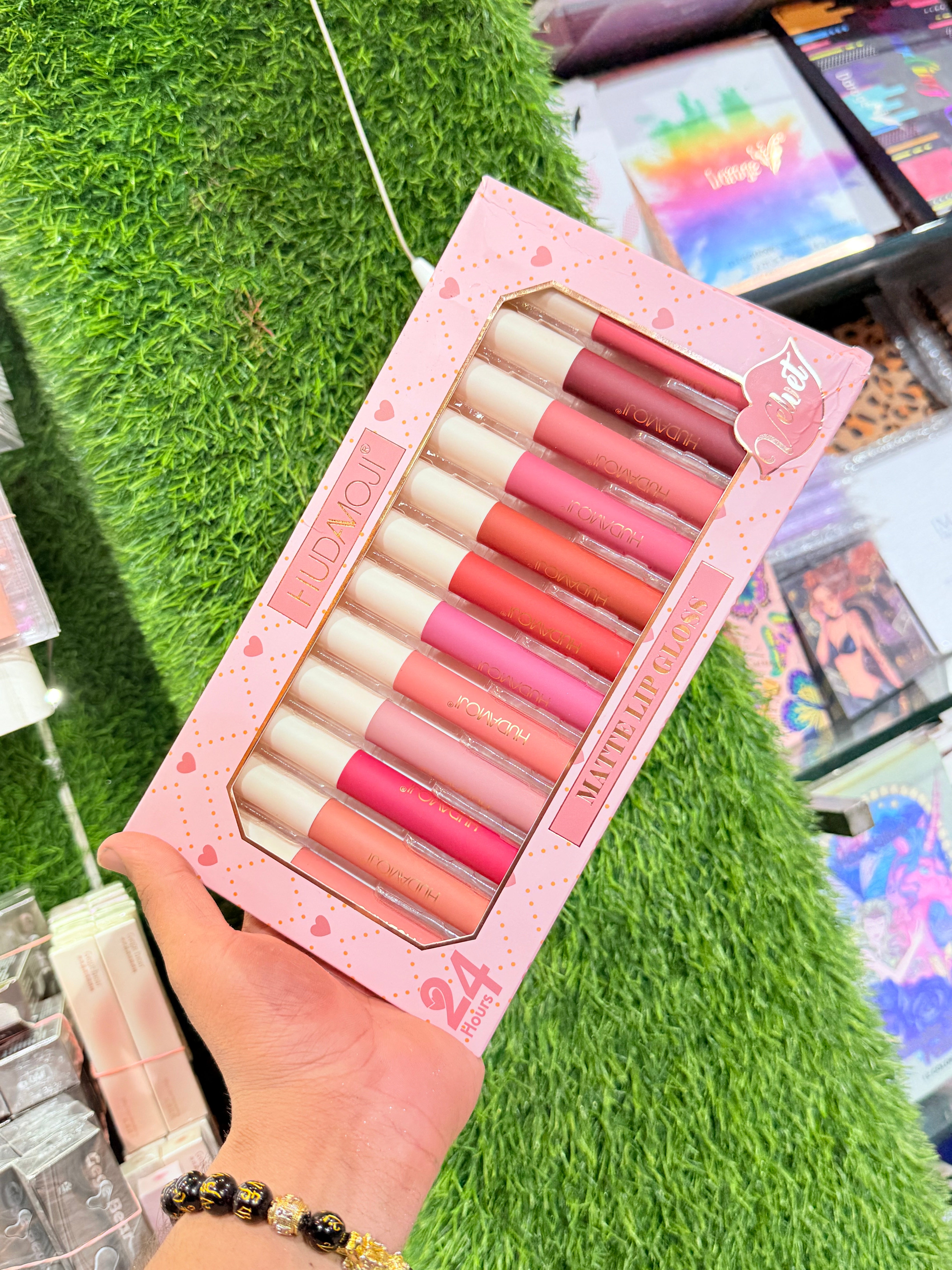 Hudamoji Pro Velvet Matte Lipsticks LipVault 12pcs - STOCK CLEARANCE