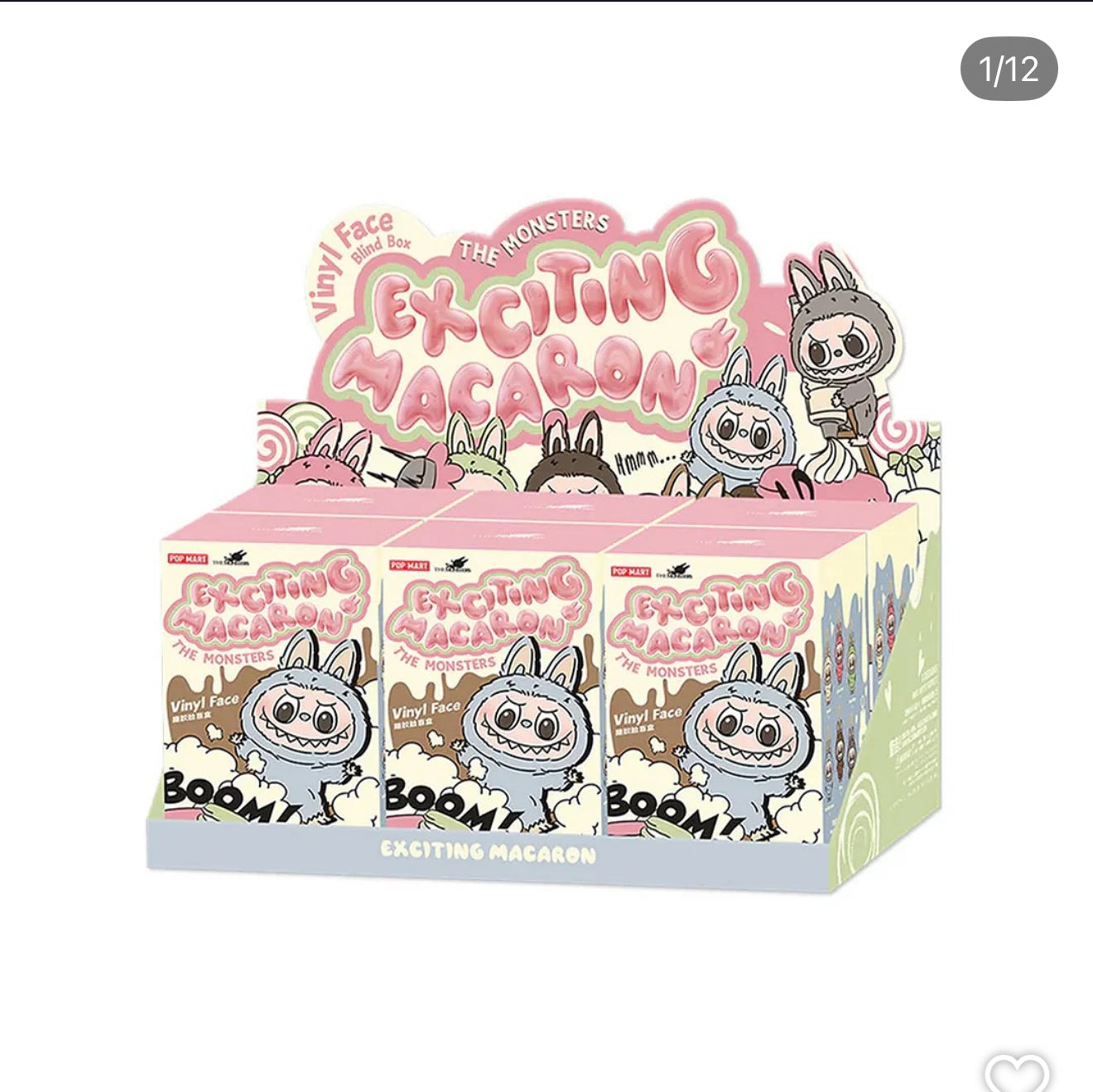 LABUBU “Exciting Macaron” Bunny Edition – Vinyl Face Plush Collectibles (Blind Box Series)