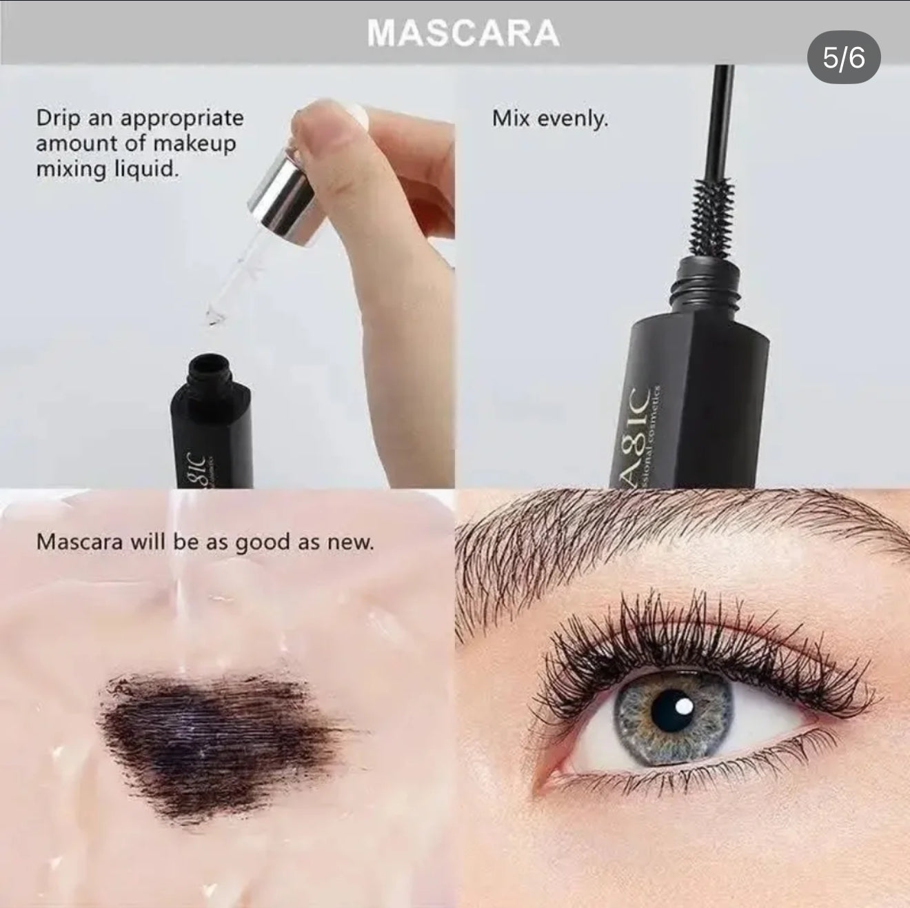 IMAGIC Mix & Blend Duraline - Makeup Mixing Liquid (Waterproof & Color Intensifier)