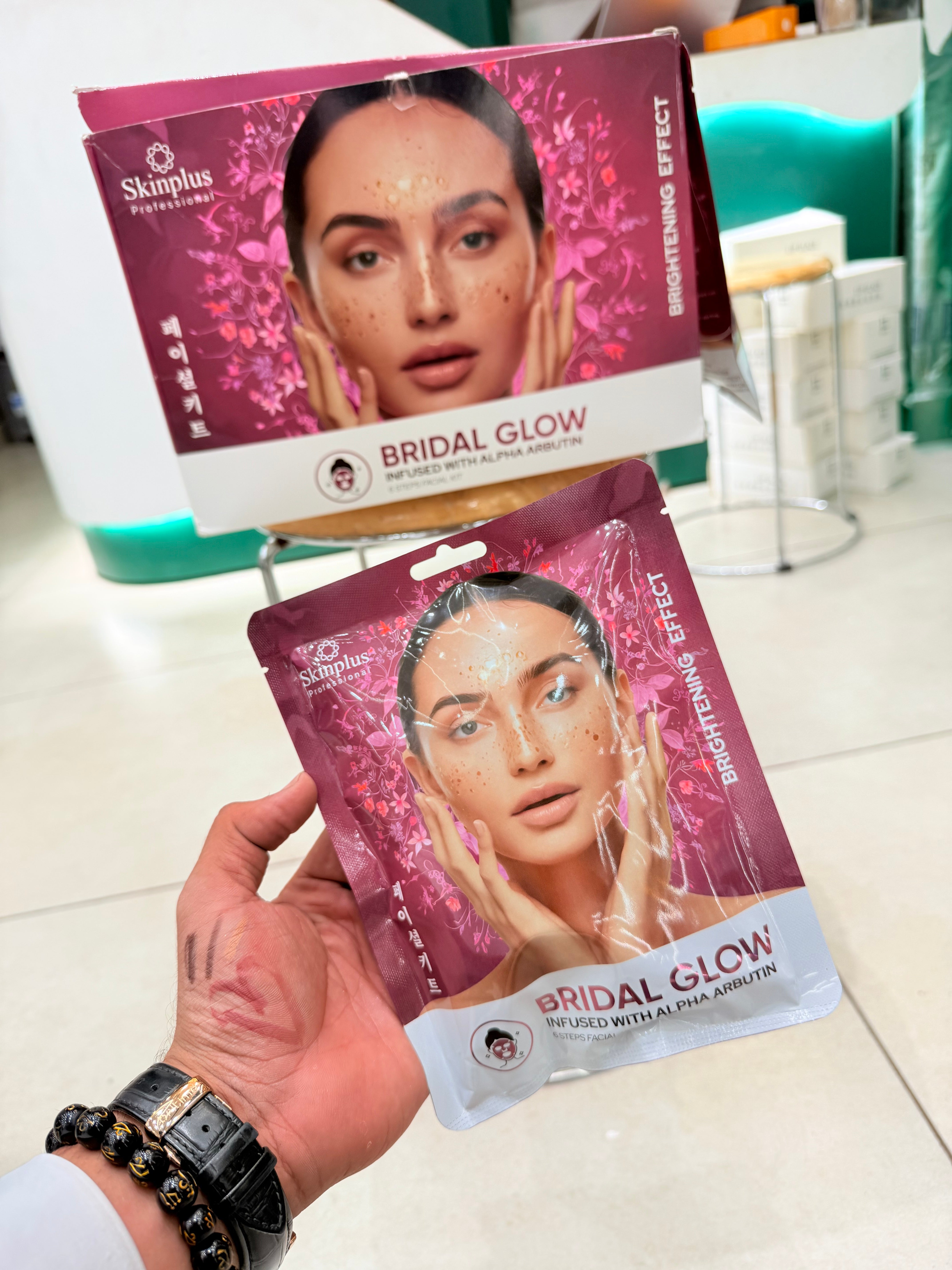 SKINPLUS KOREAN BRIDAL FACIAL - 6 STEP ( One time Use)