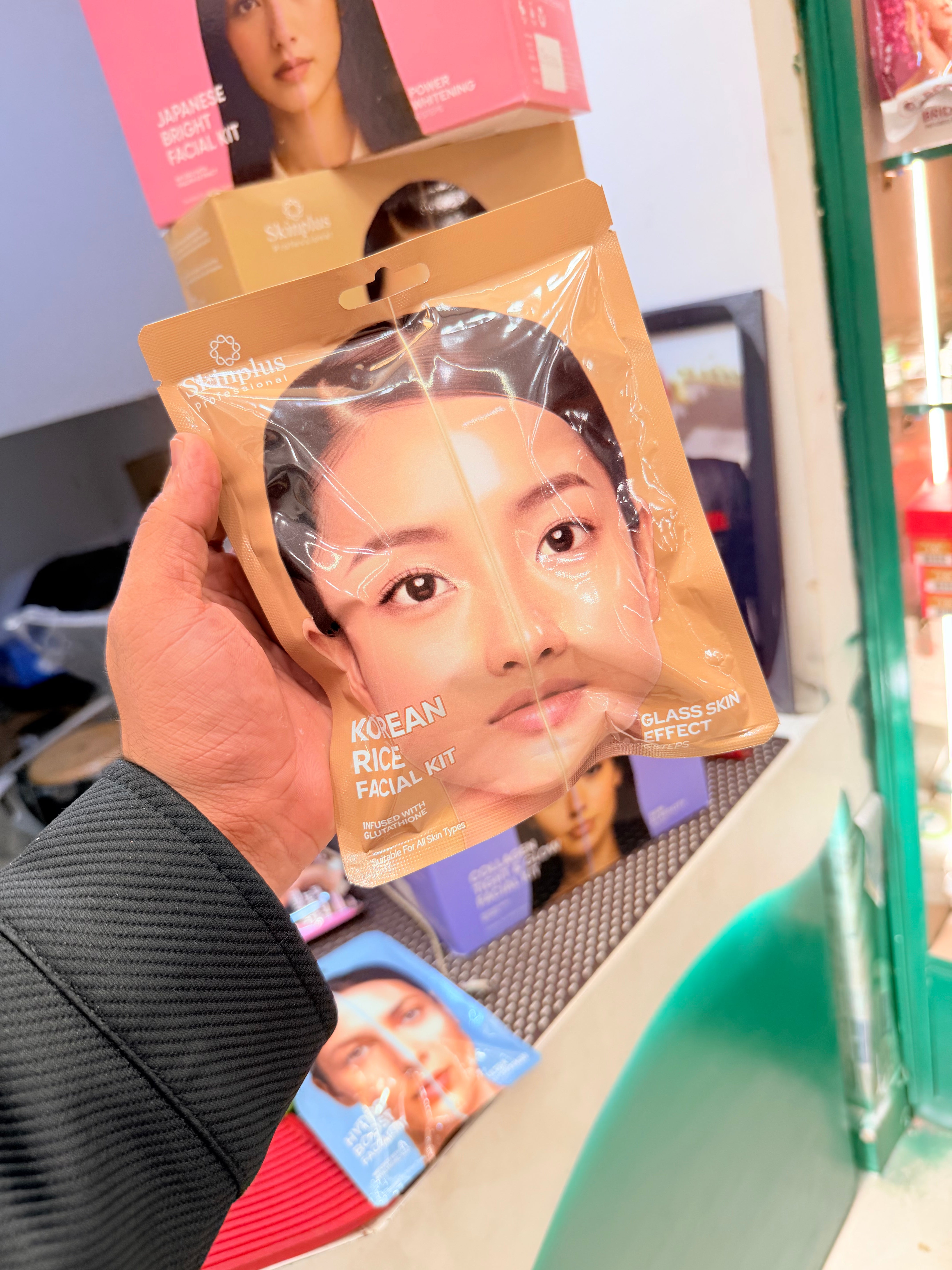 NEW SKINPLUS JAPENESE FACIAL - 6 STEP ( One time Use)