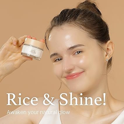 [I'm from] Rice Cream 50g | 41% Rice Bran Essence with Ceramide for a Glowing Look | Improves Moisture Skin Barrier, Nourishes Deeply | Korean Skincare | 100% Vegan | Toxin free