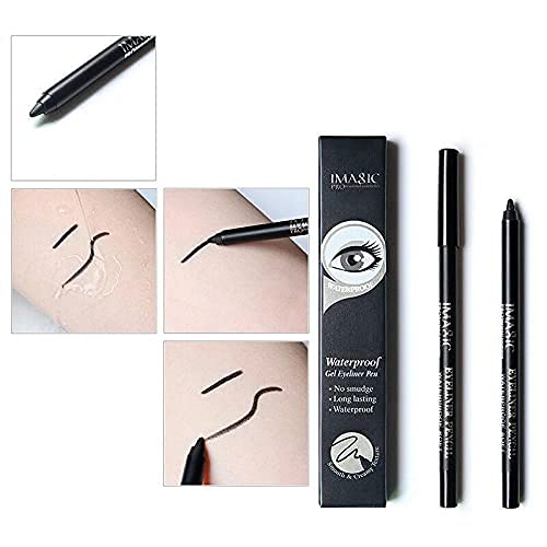 IMAGIC Eye Makeup Waterproof Gel Eyeliner Pen Kajal (BLACK)