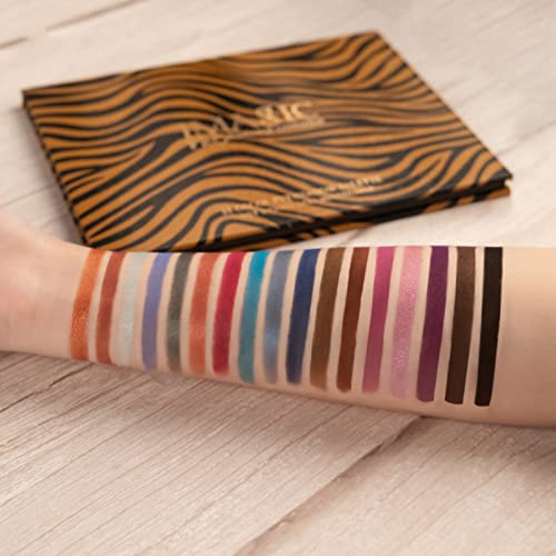 Imagic Professional Cosmetic Eyeshadow Palette 42g, Zebra Pattern 35 Colors Eyeshadow Palette, Multicolor Matte & Shimmery Finish