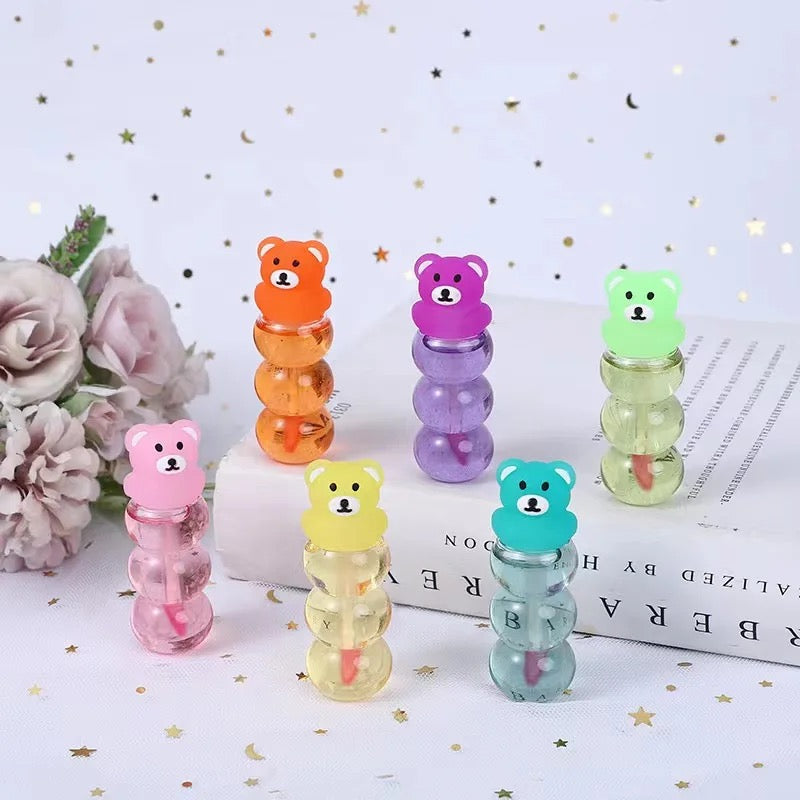 MAGIC TEDDY LIPGLOSS (SET OF 6pcs)