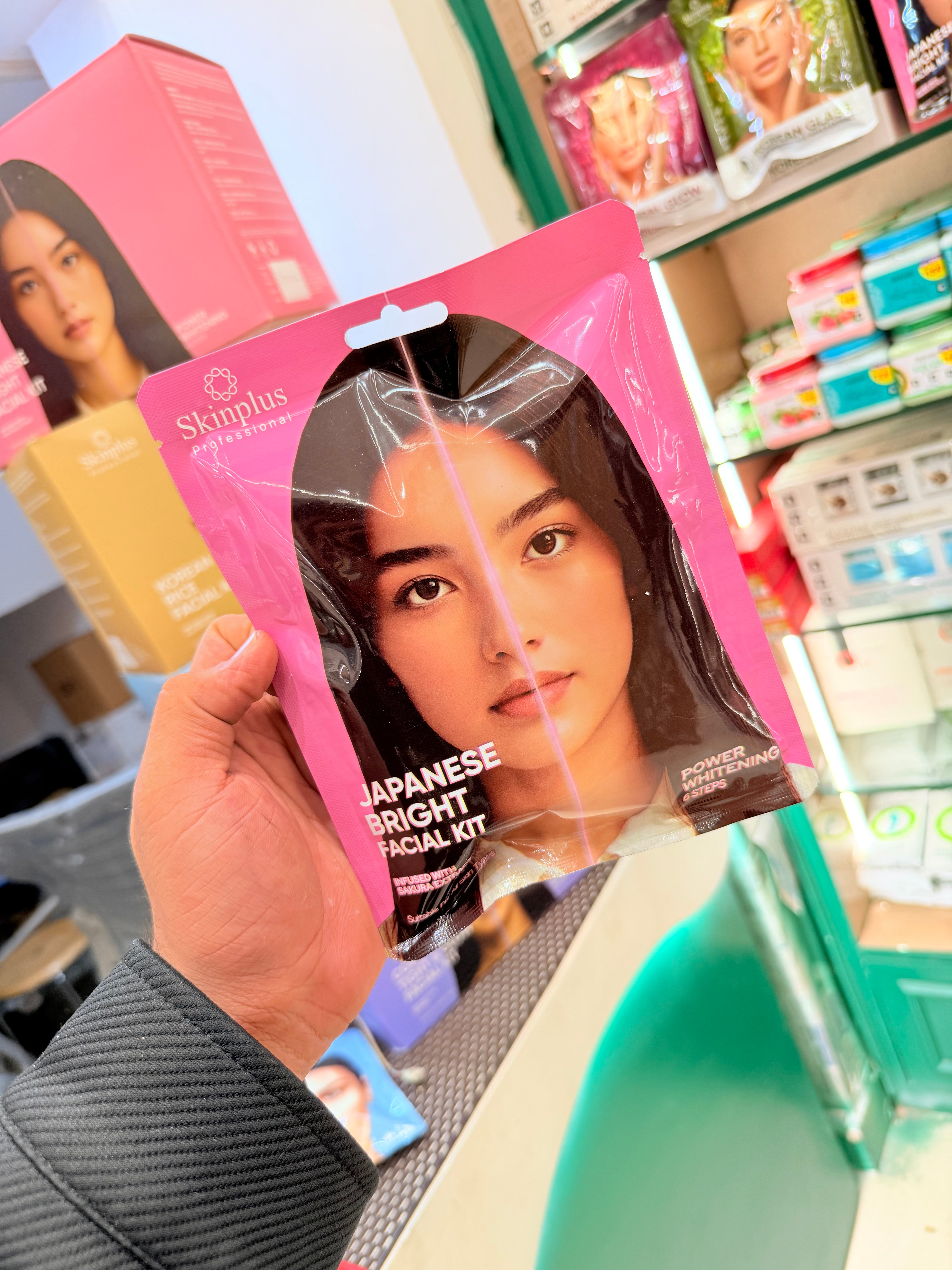 NEW SKINPLUS JAPENESE FACIAL - 6 STEP ( One time Use)