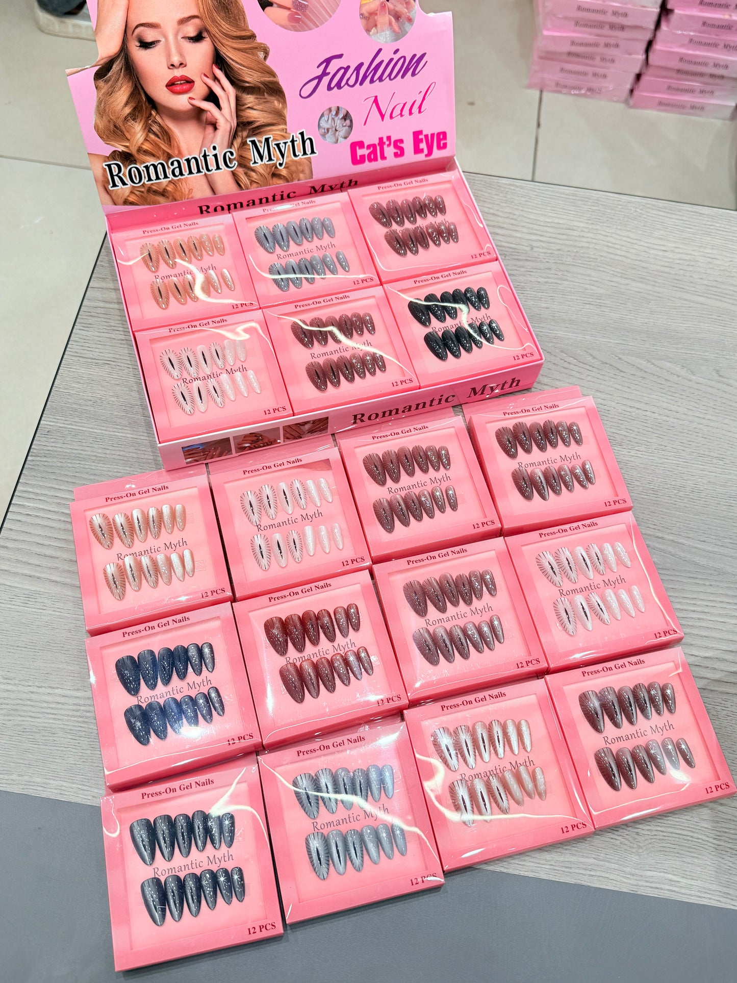 New Cat Eye Nailss Wholesale Pack 12pcs