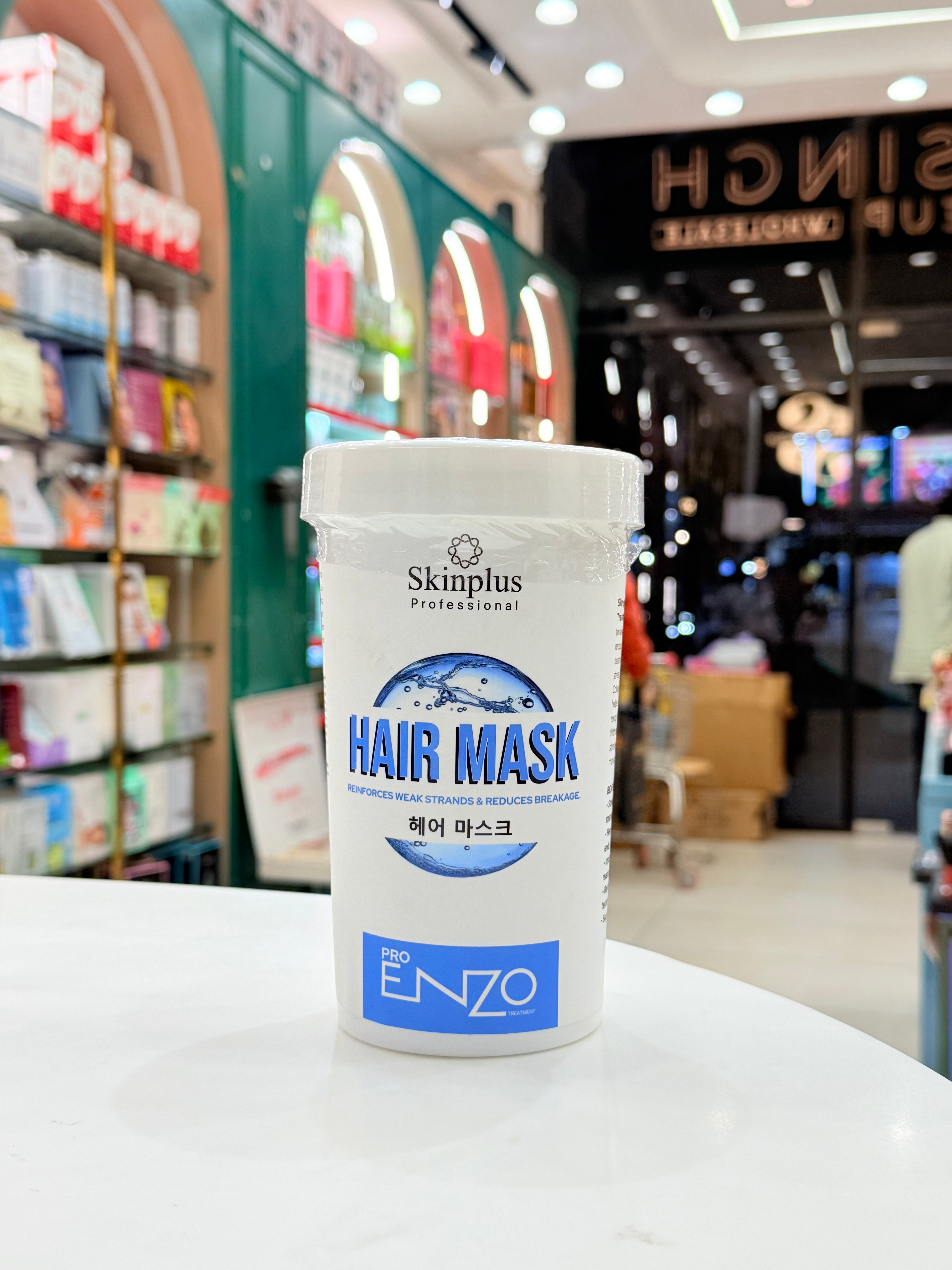 Skinplus Professional Pro ENZO Hair Mask – Anti-Breakage Strengthening Hair Mask | Reinforcing Hair Treatment - 800ml