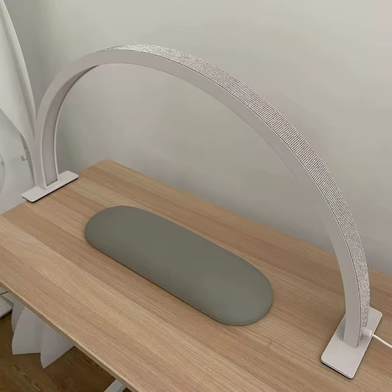 Moon Lamp Luxury Arch Nail Desk Lamp with Diamond Sparkle Finish 75cms