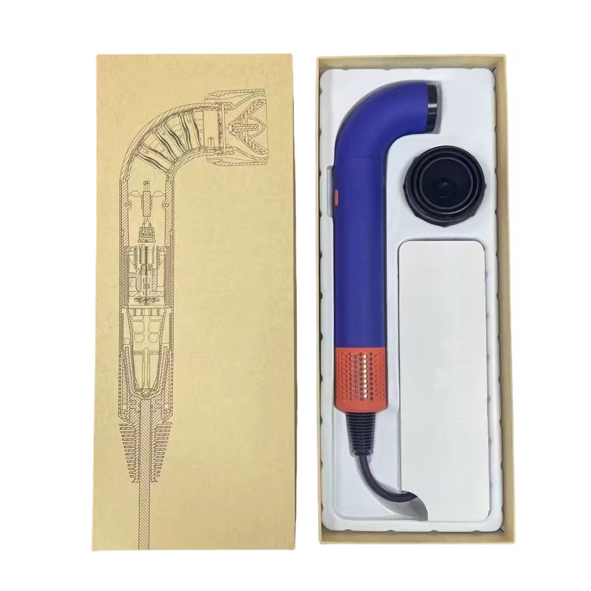Curved Hair Blow Dryer - 1500Watt (Limited Stock)
