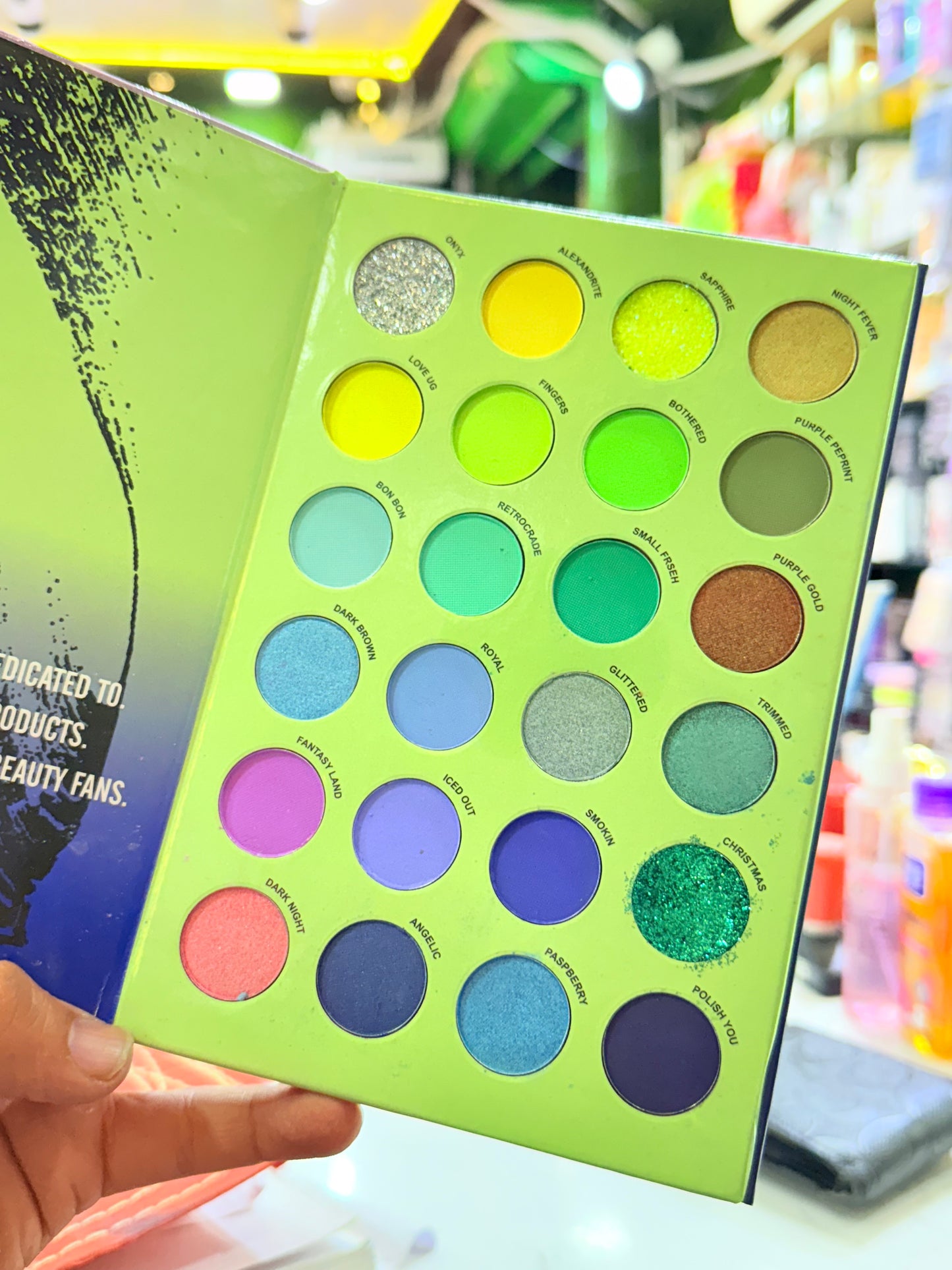 Color Book 3 Page Eyeshadow