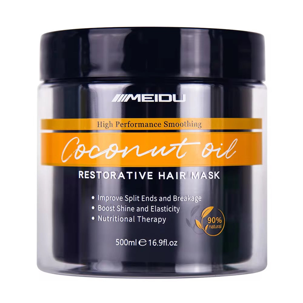 MEIDU Japanese Formula Coconut Oil Hair Mask 500ml | Controls Breakage, Boosts Shine & Repairs Split Ends | Results Guaranteed | Limited Stock