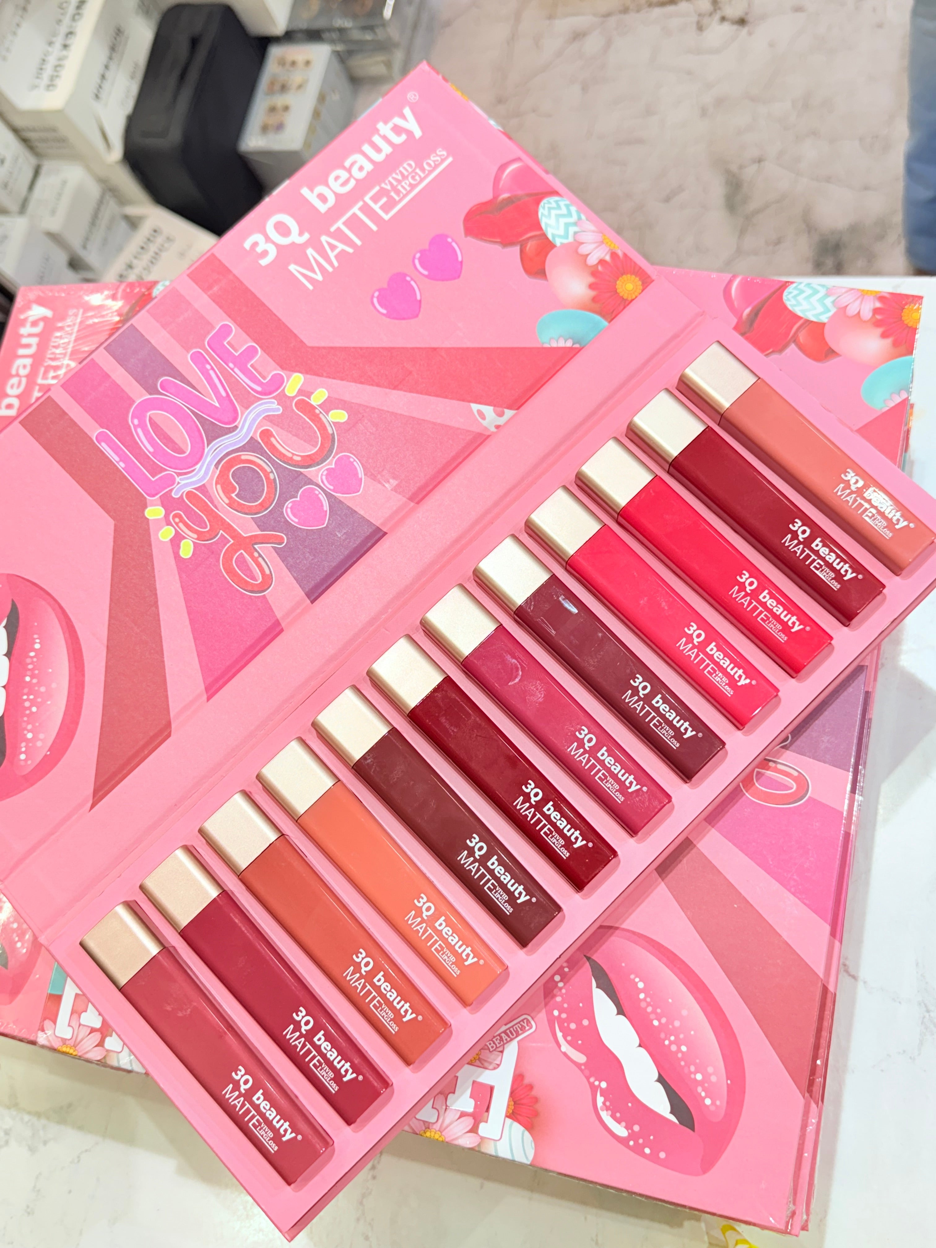 3Q Beauty LipVault Set of 12