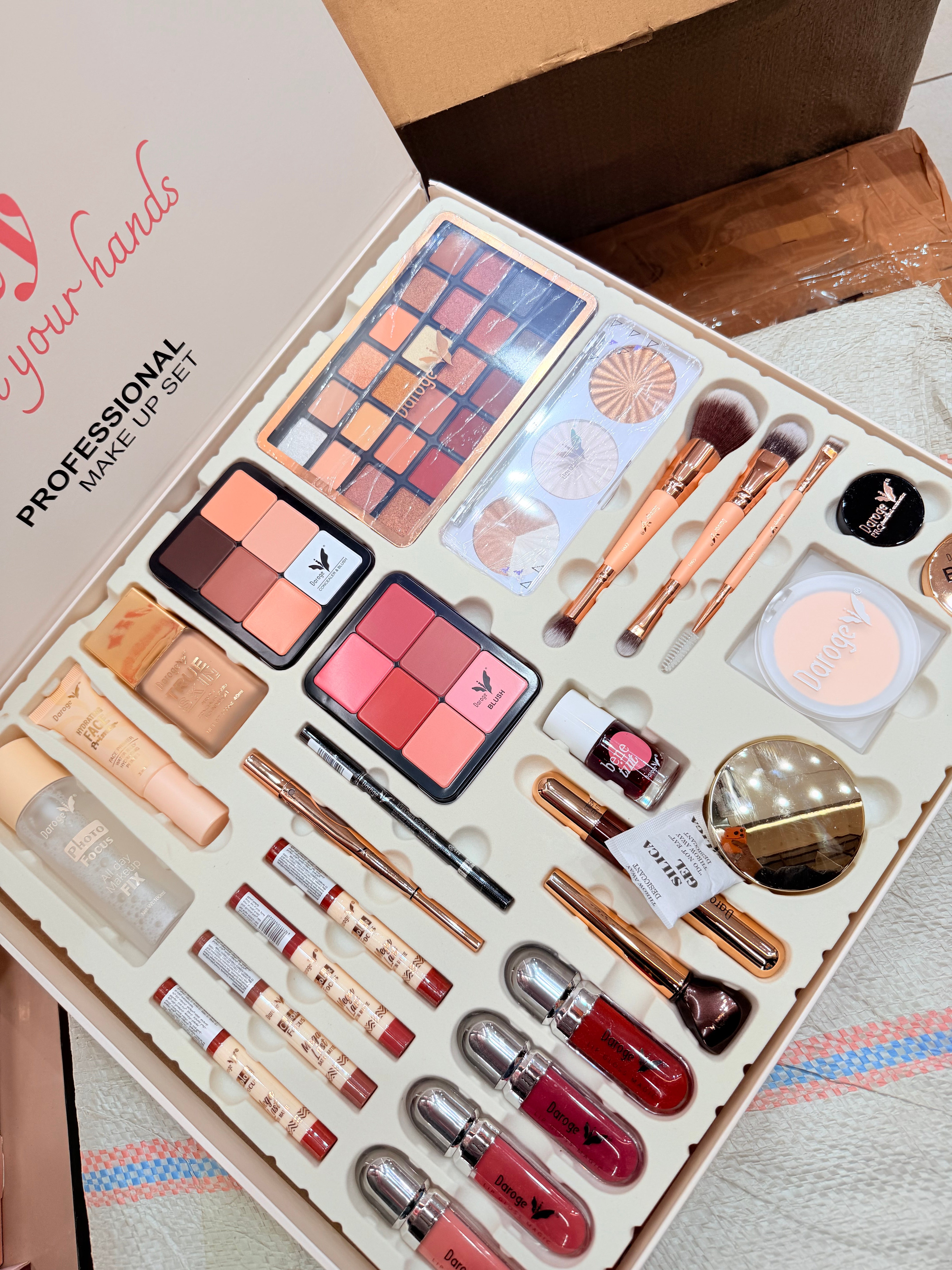 Daroge Professional Make Up Set 21 In 1 | Complete Full Face